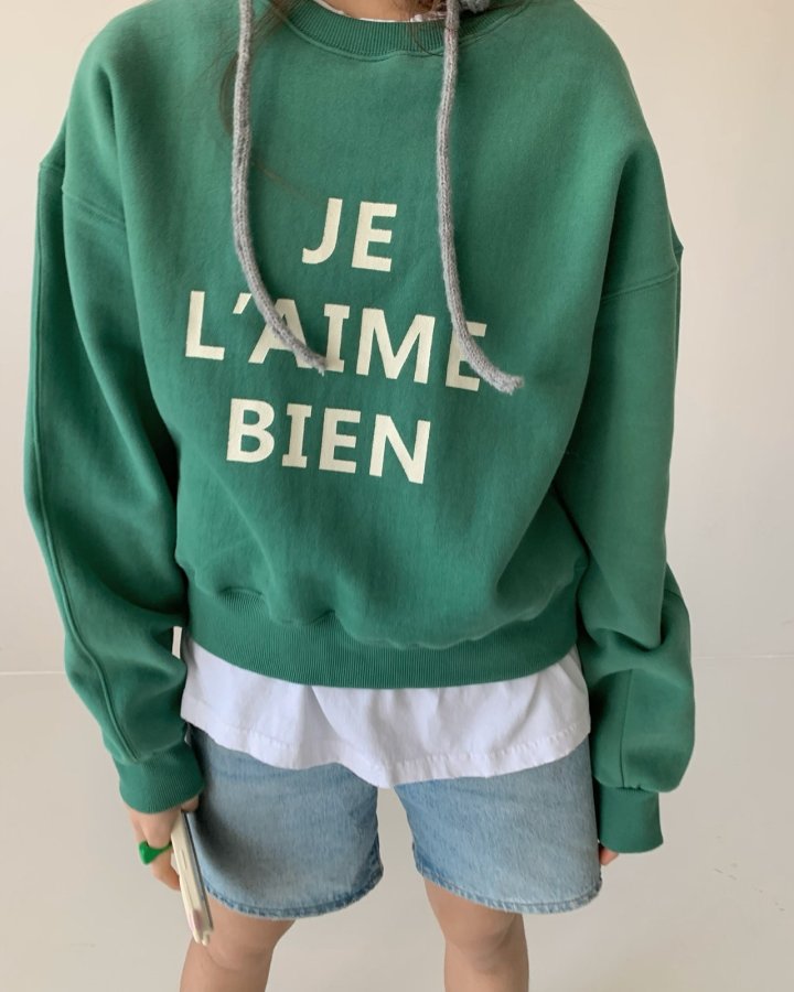 Via - Korean Women Fashion - #restrostyle - Bien Sweatshirts - 5