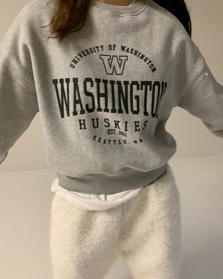 Via - Korean Women Fashion - #restrostyle - Washington Sweatshirts - 3