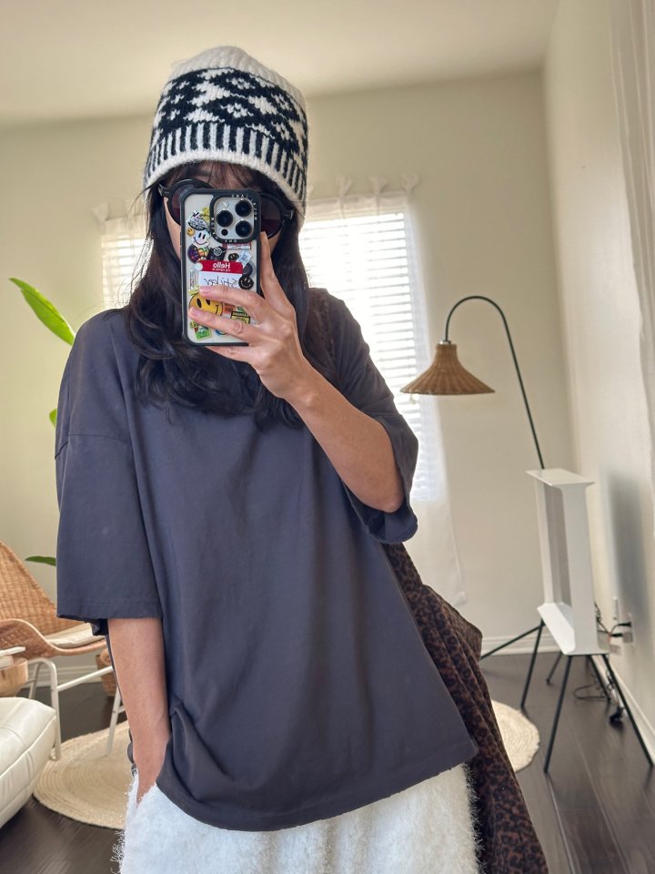 Via - Korean Women Fashion - #restrostyle - Single Vintage Tee
