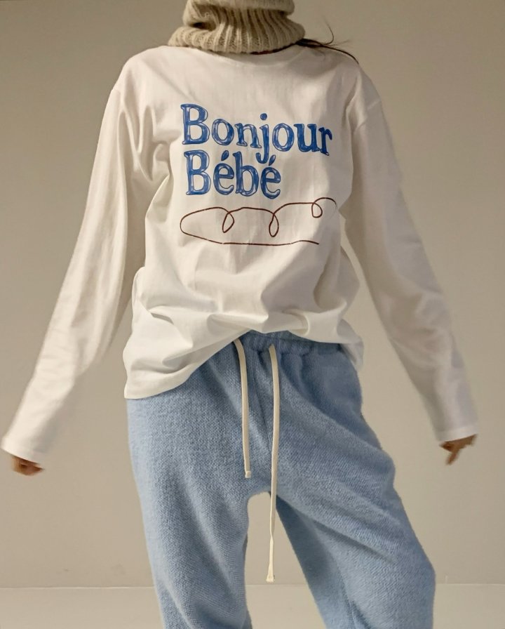 Via - Korean Women Fashion - #restrostyle - Bebe Tee - 8