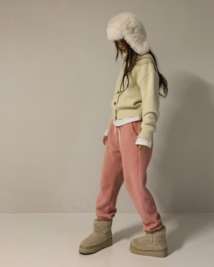 Via - Korean Women Fashion - #restrostyle - Turtleneck Cardigan - 5