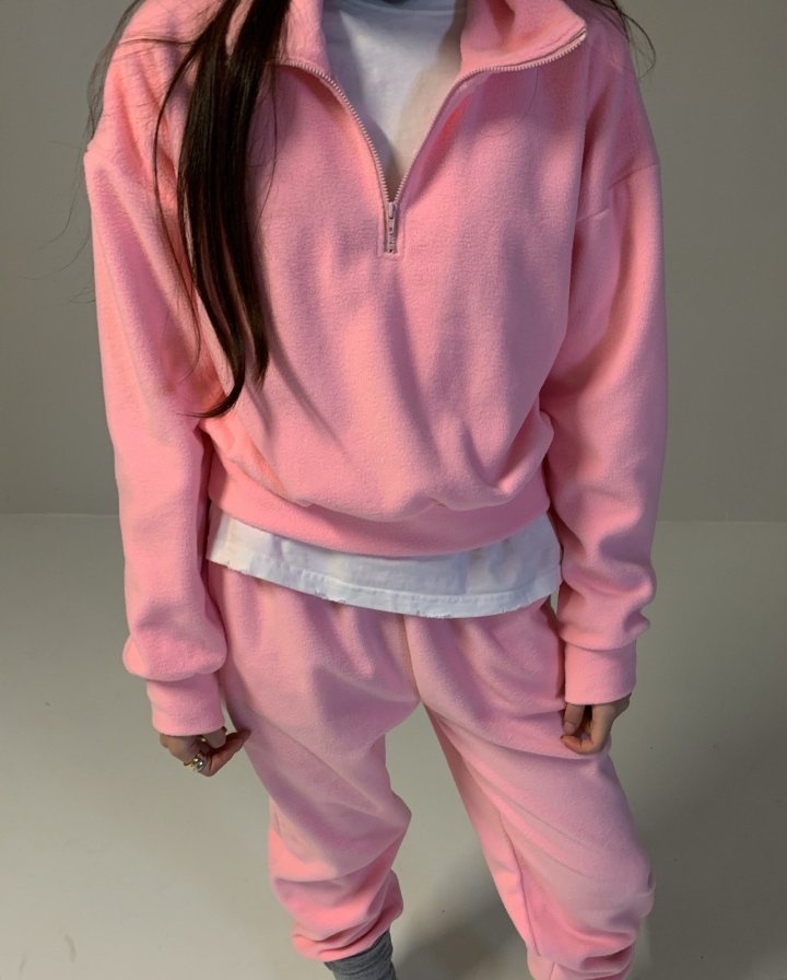 Via - Korean Women Fashion - #restrostyle - Fleece Set - 3