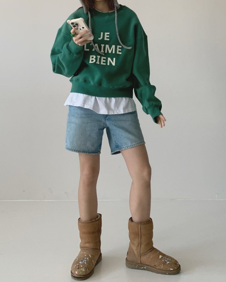 Via - Korean Women Fashion - #romanticstyle - Bien Sweatshirts - 6
