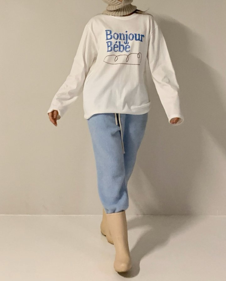 Via - Korean Women Fashion - #romanticstyle - Bebe Tee - 9