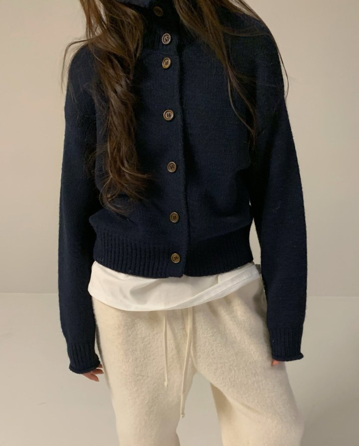 Via - Korean Women Fashion - #thatsdarling - Turtleneck Cardigan - 7
