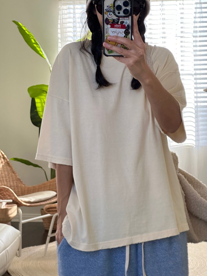 Via - Korean Women Fashion - #thatsdarling - Single Vintage Tee - 4