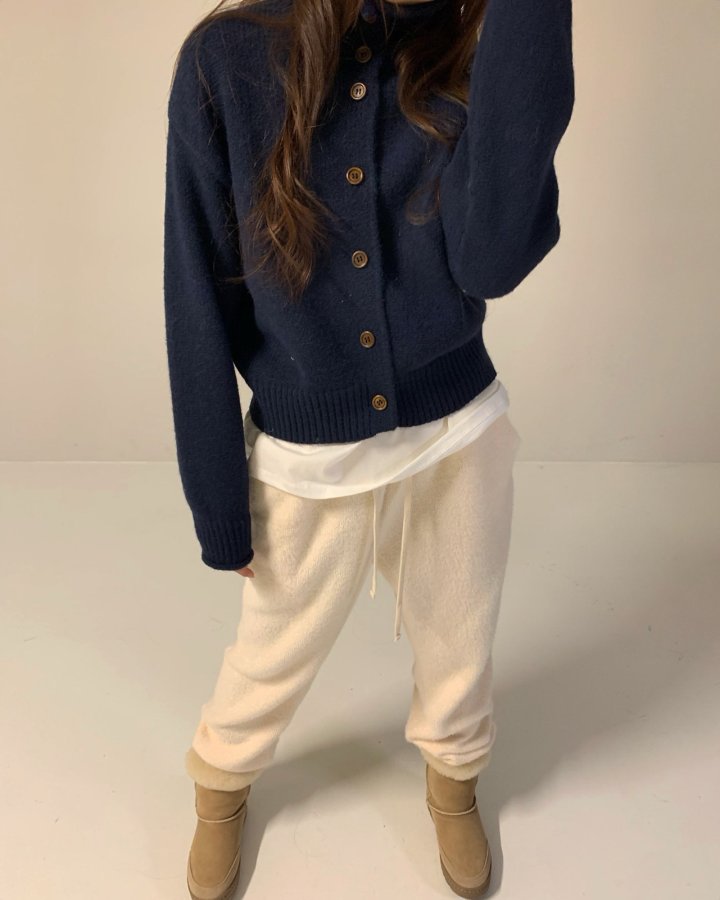 Via - Korean Women Fashion - #thelittlethings - Turtleneck Cardigan - 8