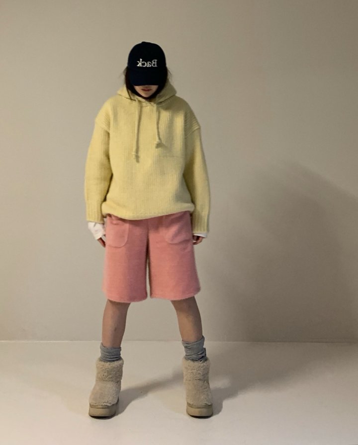 Via - Korean Women Fashion - #vintageinspired - Hood Knit Pullover - 3