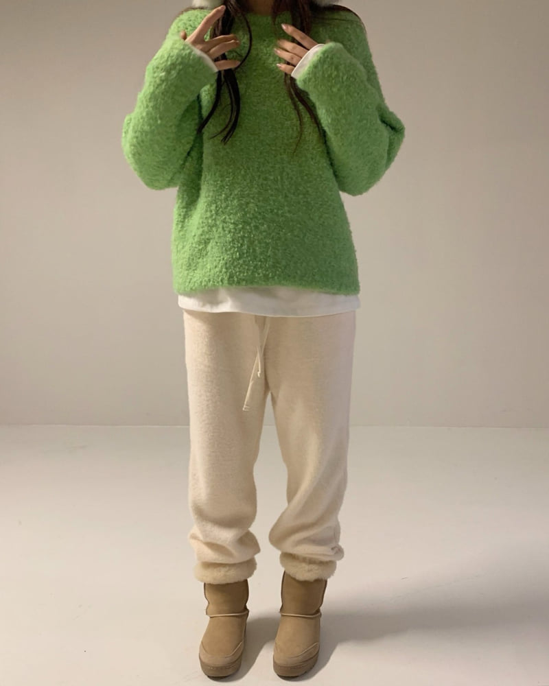 Via - Korean Women Fashion - #womensfashion - Boucle Knit - 5