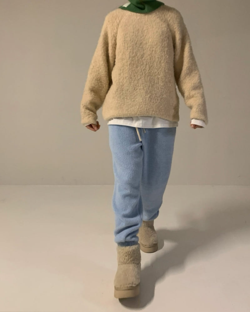 Via - Korean Women Fashion - #womensfashion - Boucle Knit - 7