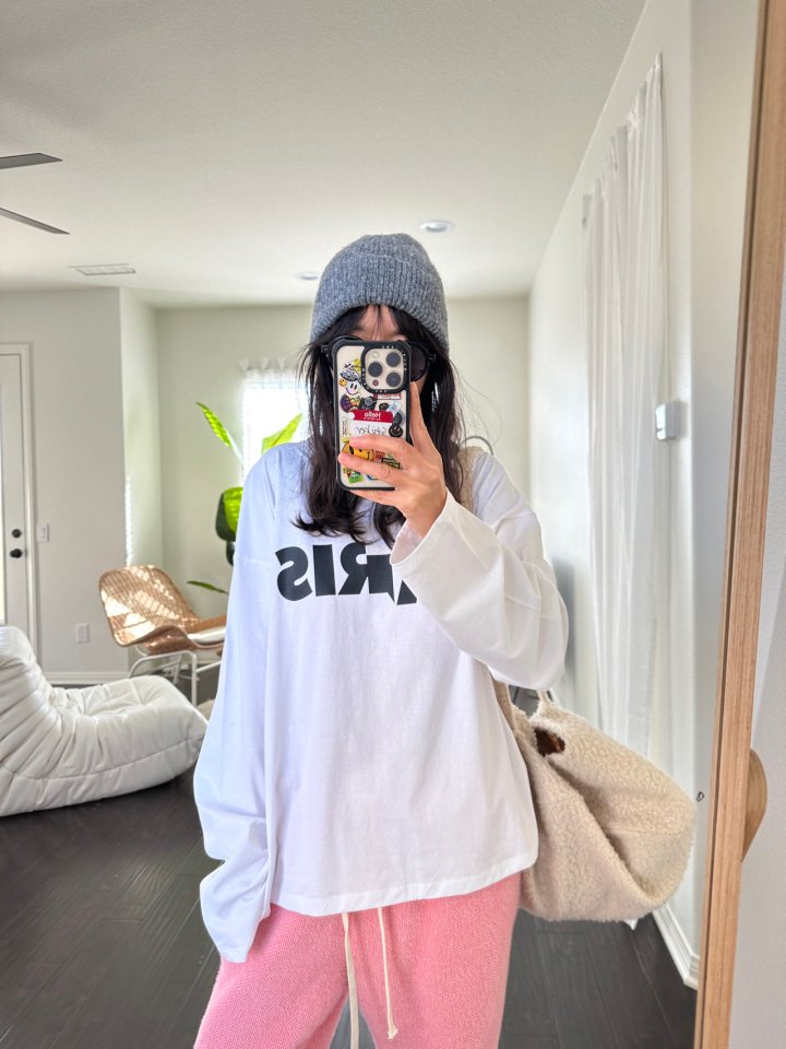 Via - Korean Women Fashion - #womensfashion - Loose Paris Tee