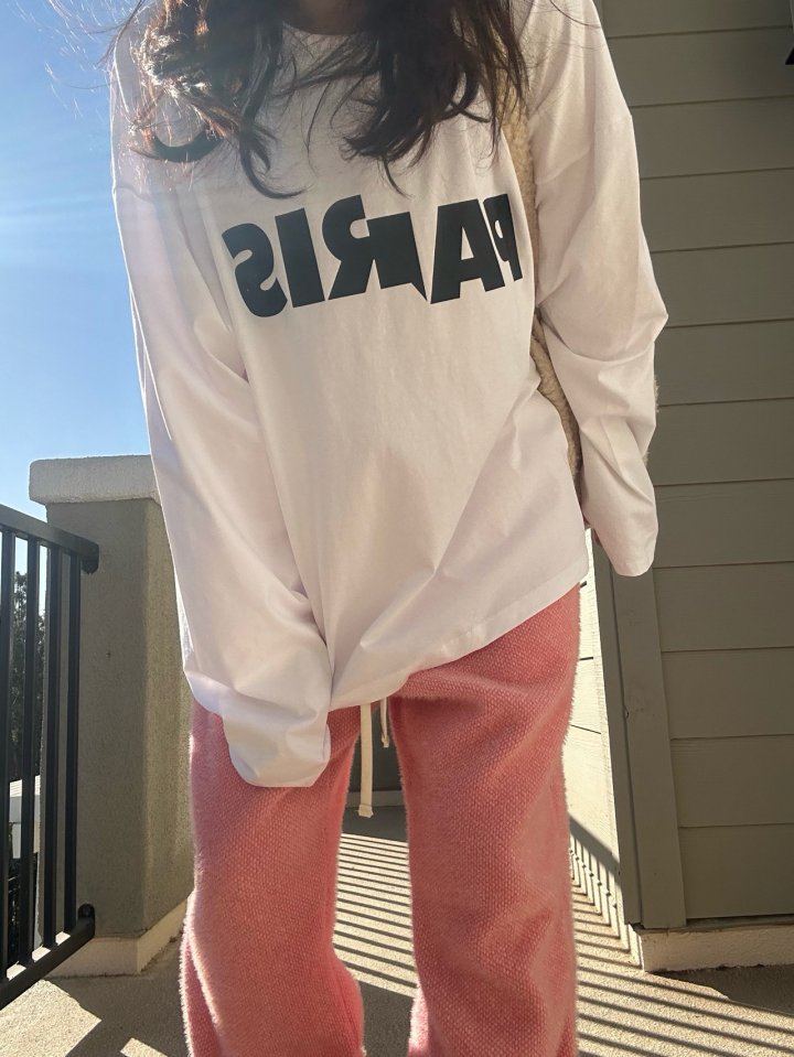 Via - Korean Women Fashion - #womensfashion - Loose Paris Tee - 9