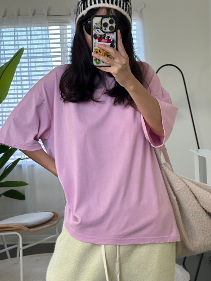 Via - Korean Women Fashion - #womensfashion - Single Vintage Tee - 5