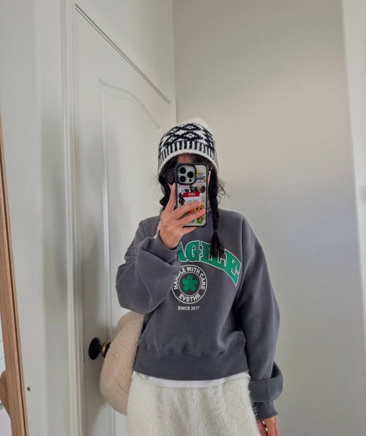 Via - Korean Women Fashion - #womensfashion - Clover Sweatshirts - 11
