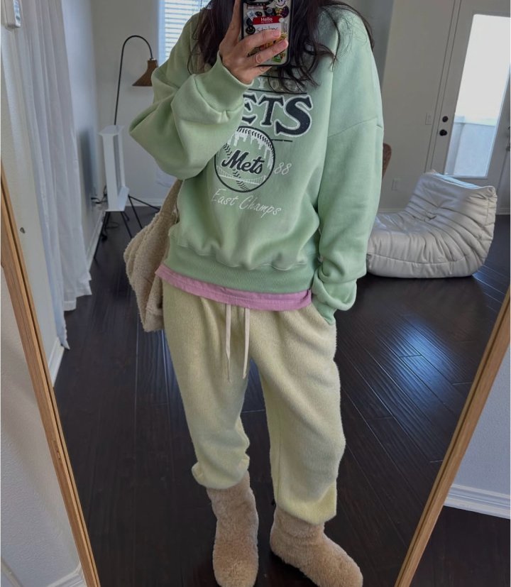 Via - Korean Women Fashion - #momslook - Newyork Mets Sweatshirts - 4