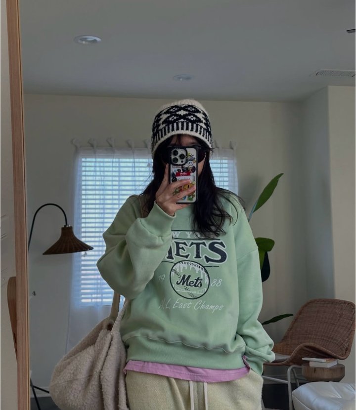 Via - Korean Women Fashion - #womensfashion - Newyork Mets Sweatshirts - 6