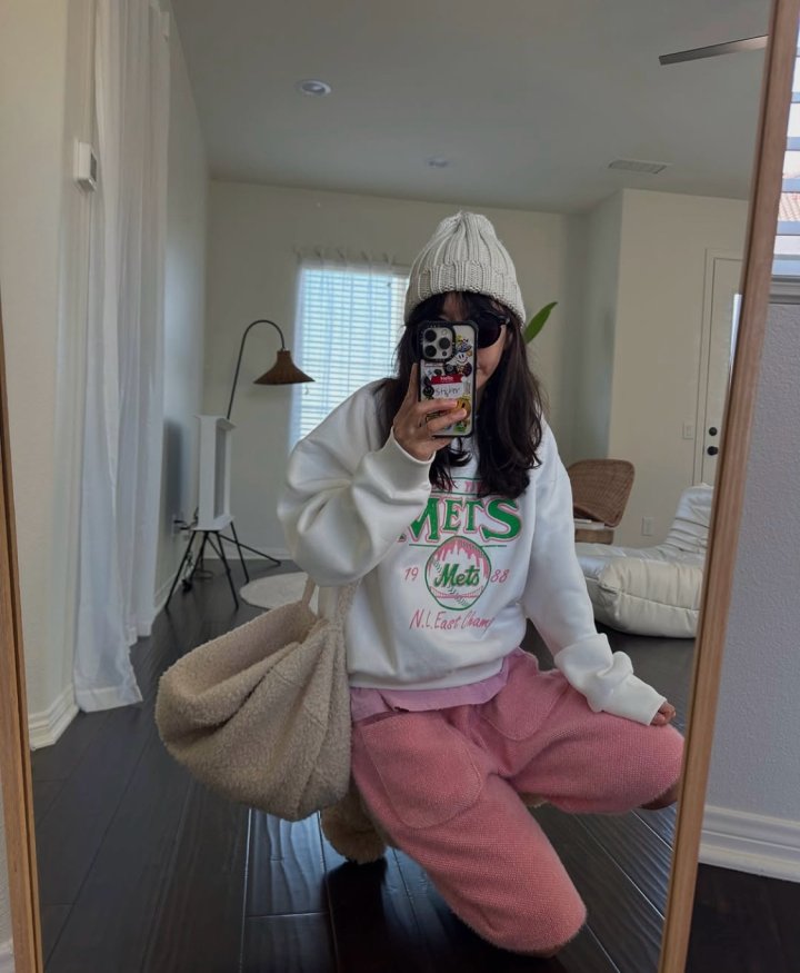 Via - Korean Women Fashion - #womensfashion - Newyork Mets Sweatshirts - 3
