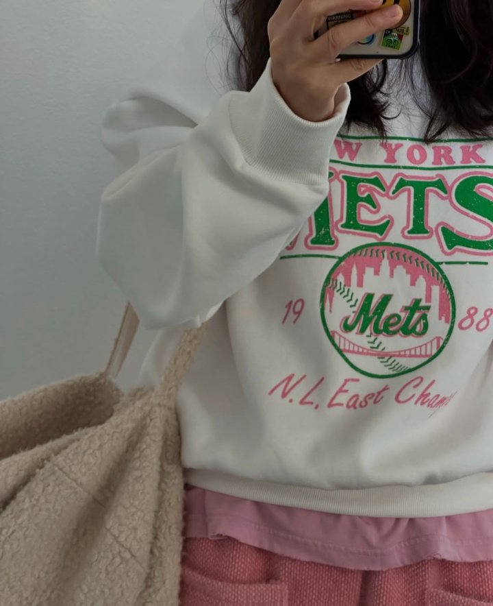 Via - Korean Women Fashion - #womensfashion - Newyork Mets Sweatshirts - 7