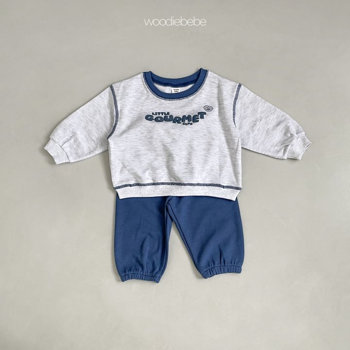 Woodie - Korean Baby Fashion - #babylifestyle - Pretzel Top Bottom Set - 4