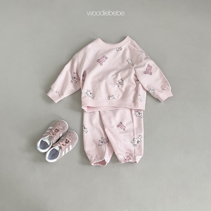 Woodie - Korean Baby Fashion - #babyoninstagram - Mini Top Bottom Set - 11