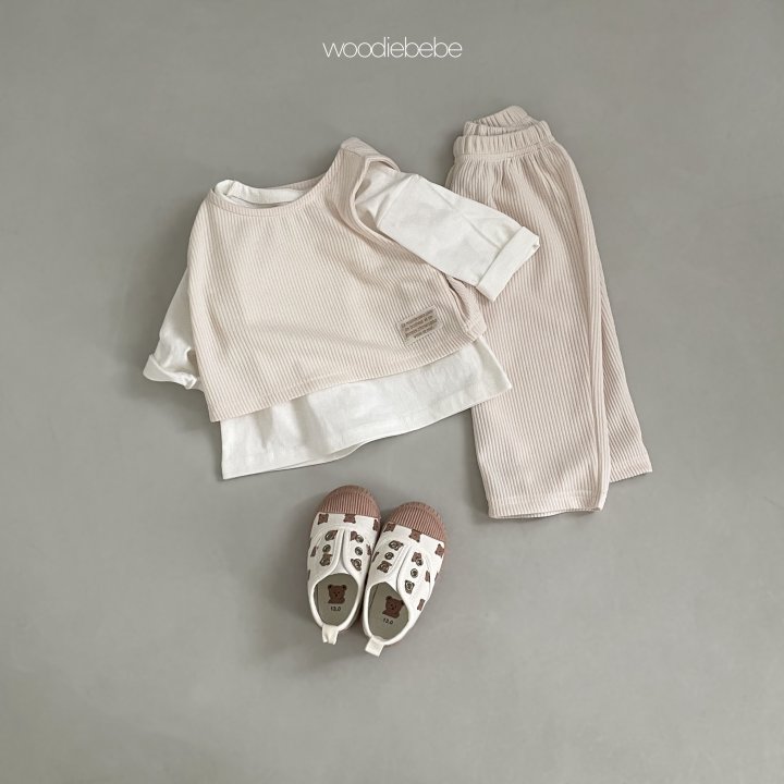 Woodie - Korean Baby Fashion - #onlinebabyboutique - Sky Top Bottom Set - 10