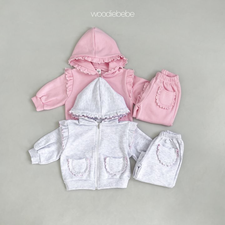 Woodie - Korean Baby Fashion - #onlinebabyboutique - Dorothy Top Bottom Set - 2