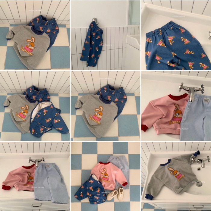 Yellow Factory - Korean Children Fashion - #childofig - Bunny Sweatshirts - 2