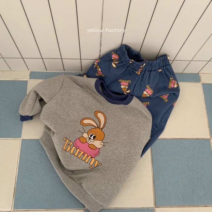 Yellow Factory - Korean Children Fashion - #childofig - Bunny Sweatshirts - 3
