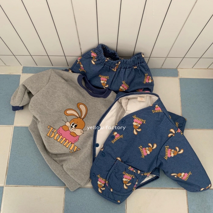 Yellow Factory - Korean Children Fashion - #childofig - Bunny Sweatshirts - 4