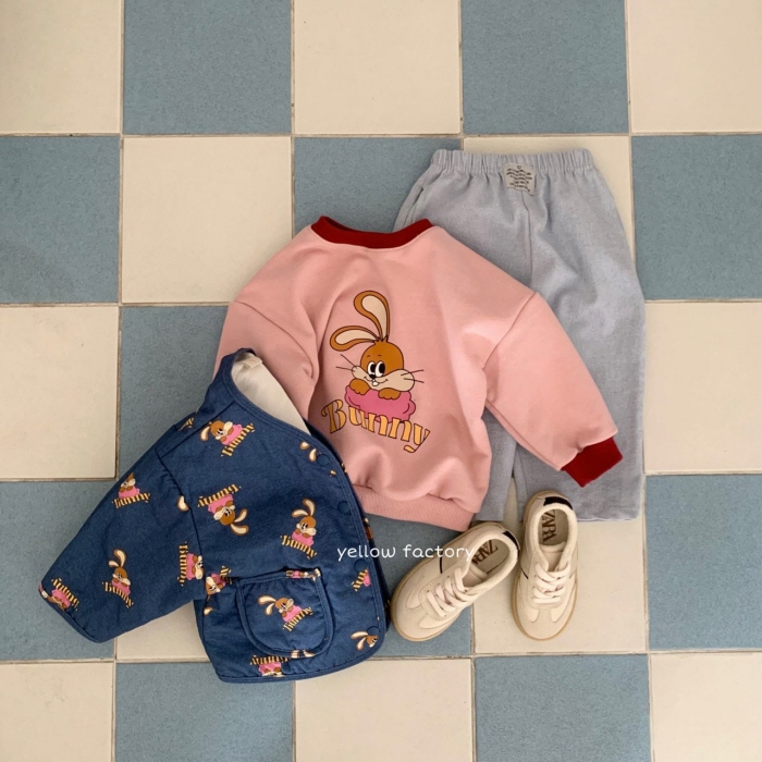 Yellow Factory - Korean Children Fashion - #designkidswear - Bunny Sweatshirts - 5