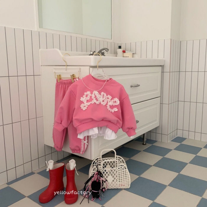 Yellow Factory - Korean Children Fashion - #designkidswear - Love Sweatshirts - 2