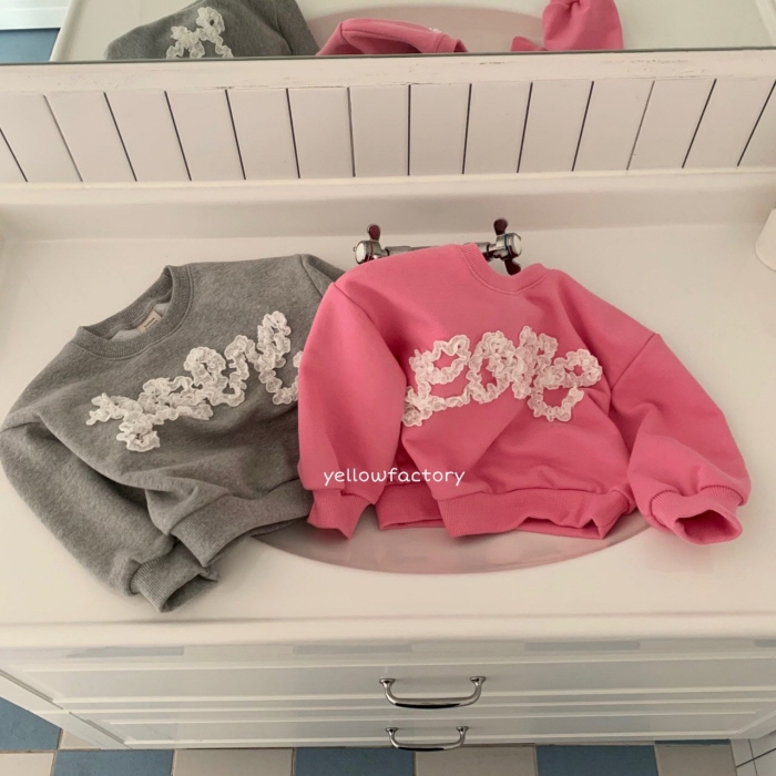Yellow Factory - Korean Children Fashion - #discoveringself - Love Sweatshirts - 3