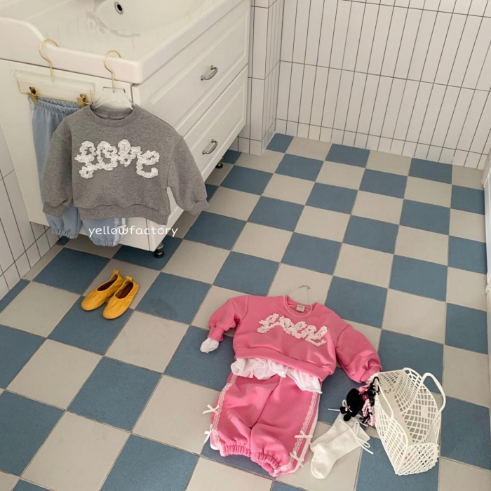 Yellow Factory - Korean Children Fashion - #minifashionista - Love Sweatshirts - 11
