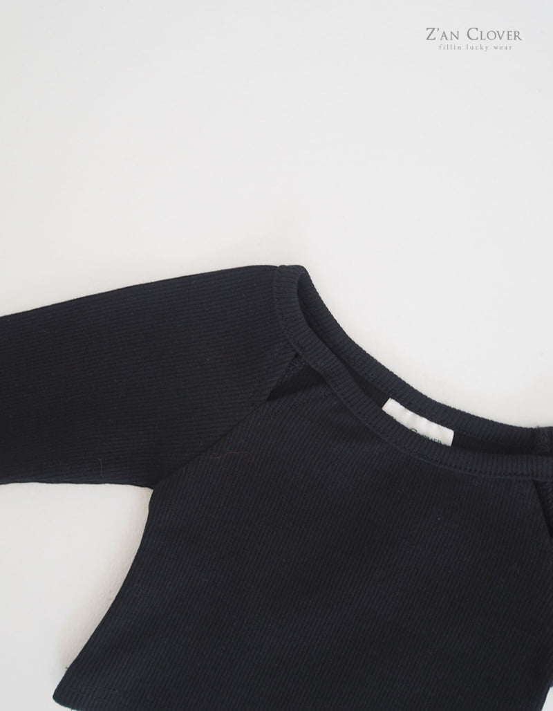 Zan Clover - Korean Children Fashion - #Kfashion4kids - Triangle Slit Short Tee - 6