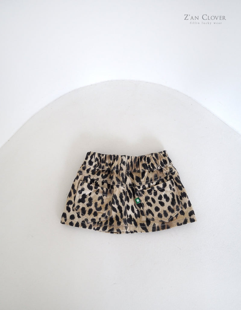 Zan Clover - Korean Children Fashion - #Kfashion4kids - Leopard Simple Mini Skirt - 5