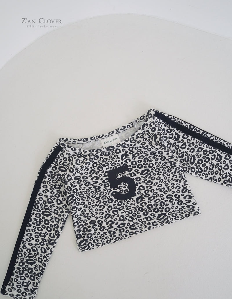 Zan Clover - Korean Children Fashion - #childofig - Tape Leopard Tee - 6