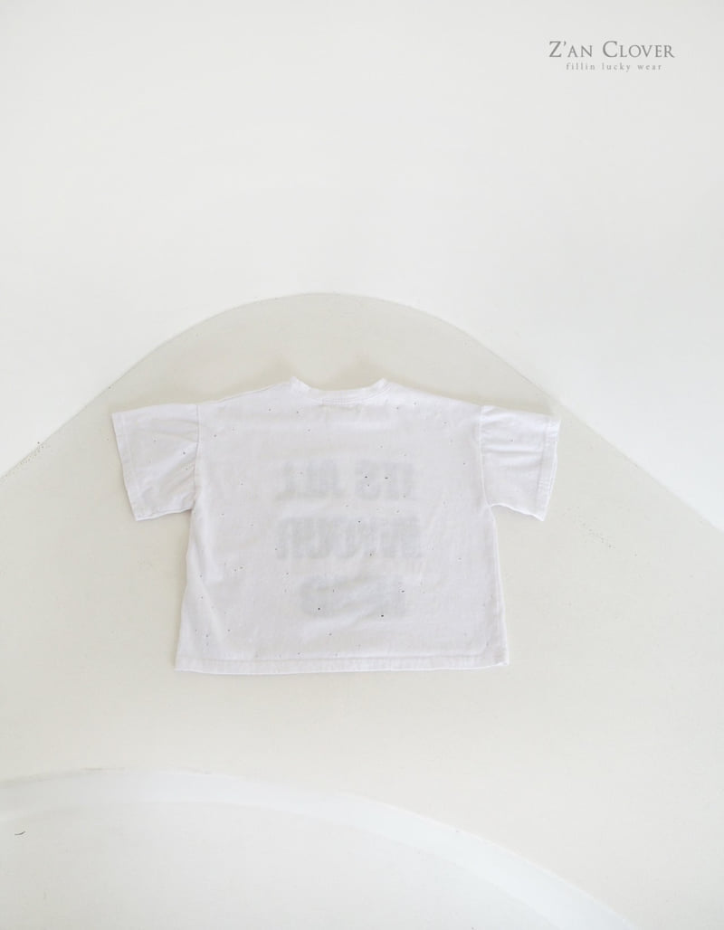 Zan Clover - Korean Children Fashion - #childrensboutique - Punching Boxy Tee - 6