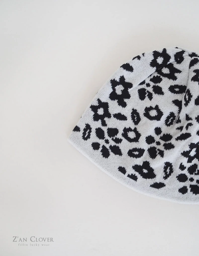 Zan Clover - Korean Children Fashion - #childofig - Flower Beanie - 4