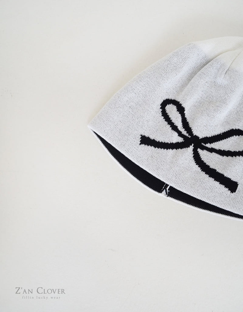 Zan Clover - Korean Children Fashion - #childofig - Ribbon Beanie - 4