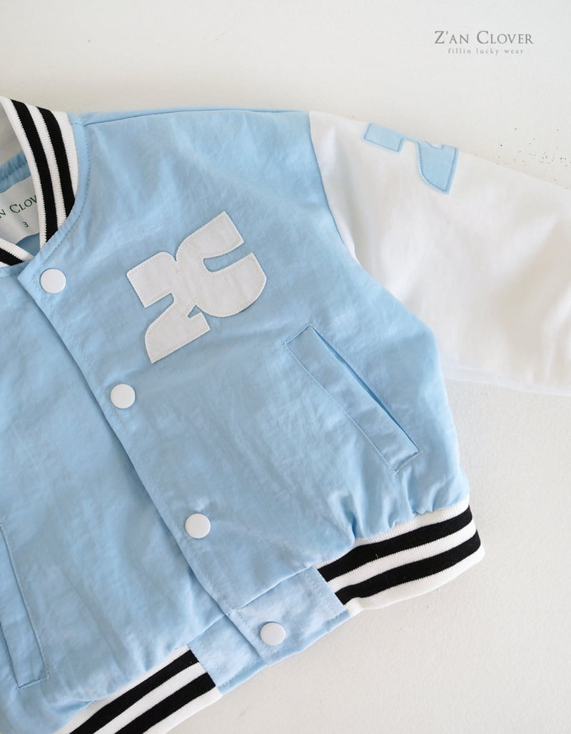 Zan Clover - Korean Children Fashion - #designkidswear - Baseball Varsity Jacket - 6