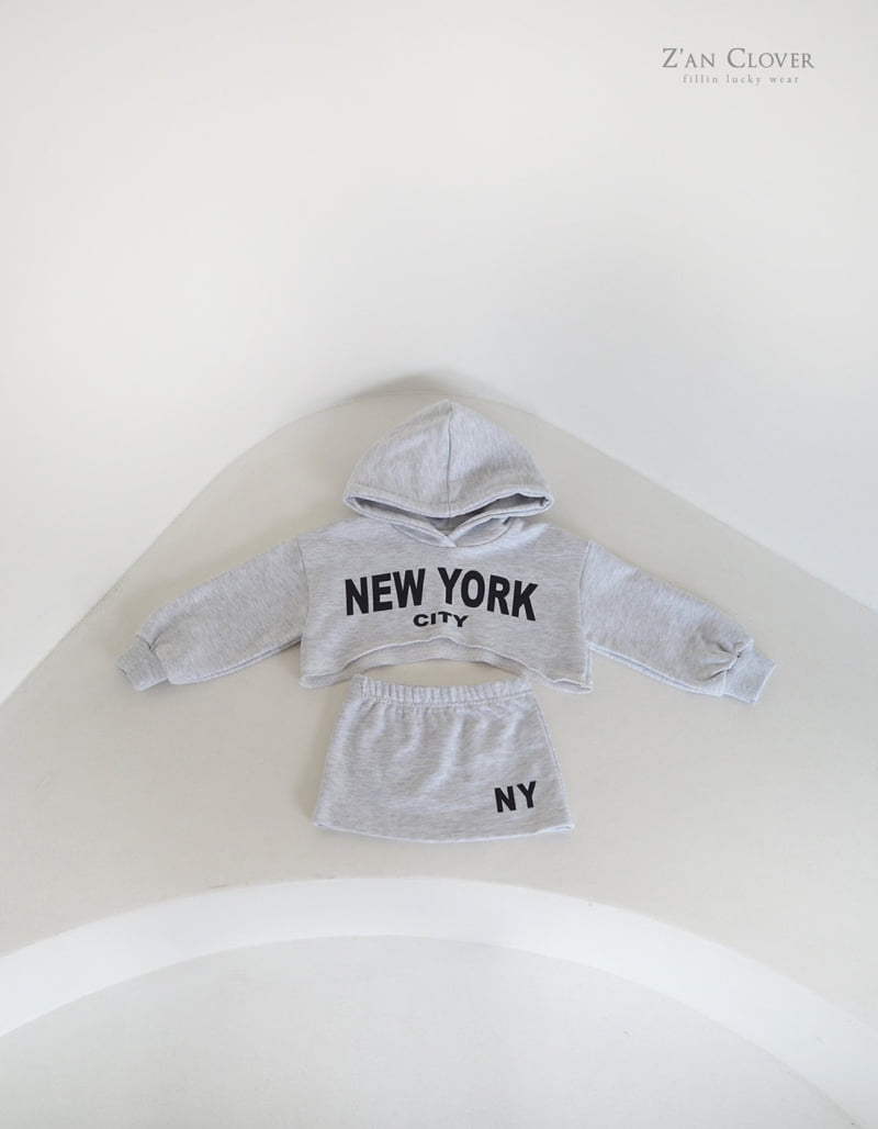 Zan Clover - Korean Children Fashion - #childrensboutique - New York Skirt Set-up - 4