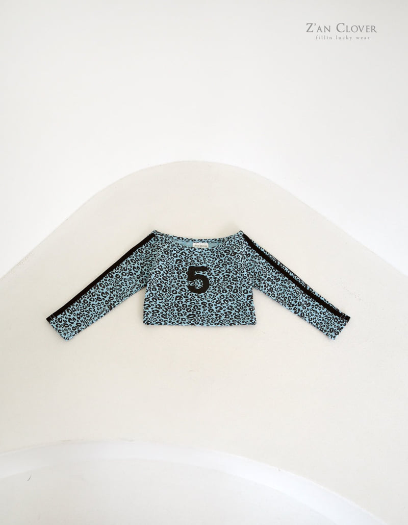 Zan Clover - Korean Children Fashion - #designkidswear - Tape Leopard Tee - 8