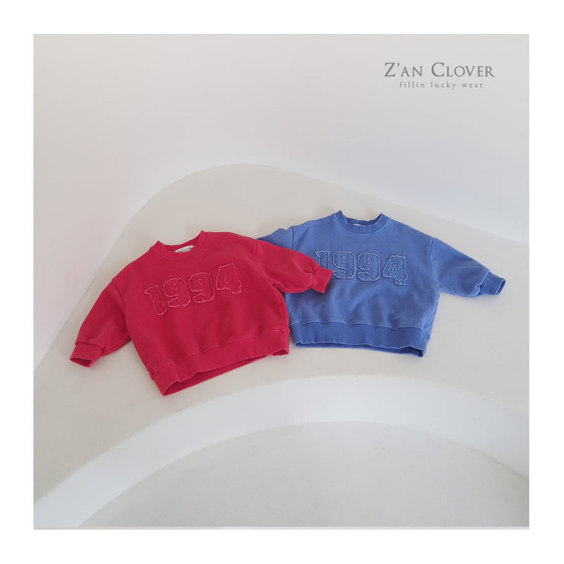 Zan Clover - Korean Children Fashion - #designkidswear - Patch 1994 Sweatshirts