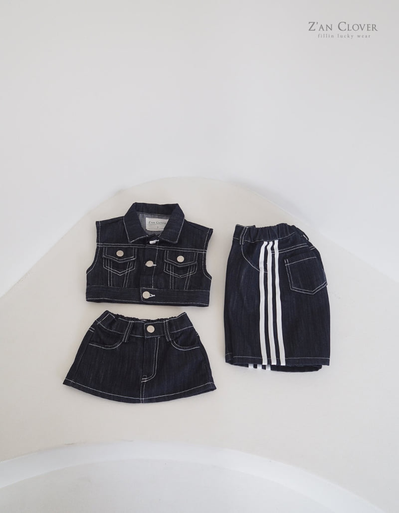Zan Clover - Korean Children Fashion - #discoveringself - Line Bermuda Pants - 8