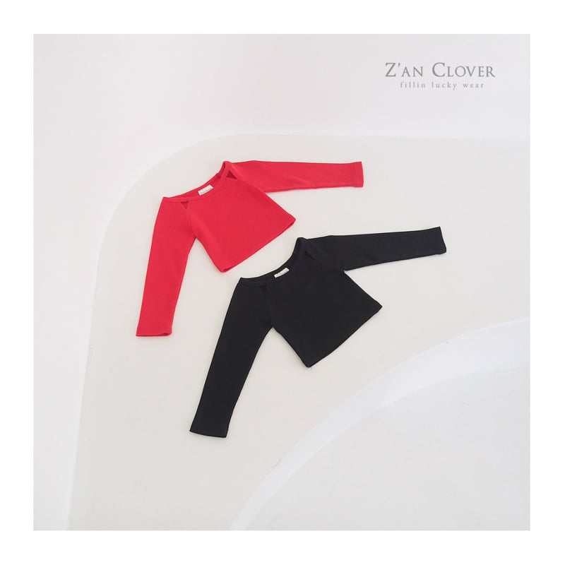 Zan Clover - Korean Children Fashion - #discoveringself - Triangle Slit Short Tee
