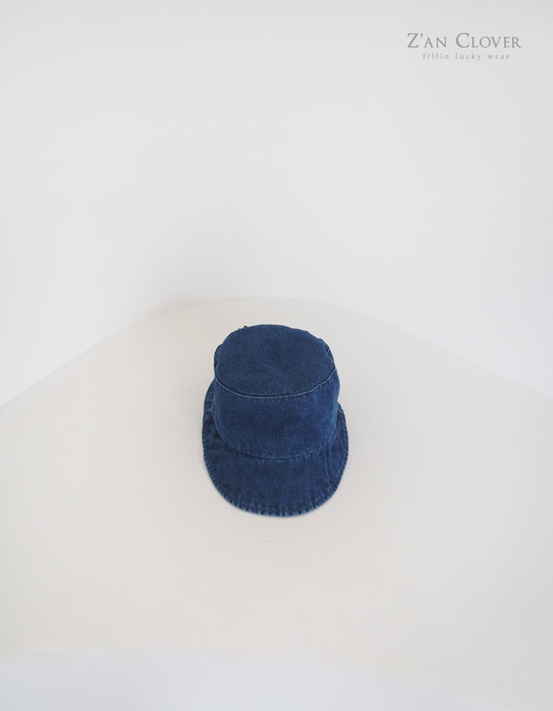 Zan Clover - Korean Children Fashion - #discoveringself - Denim Triangle Bucket Hat - 7