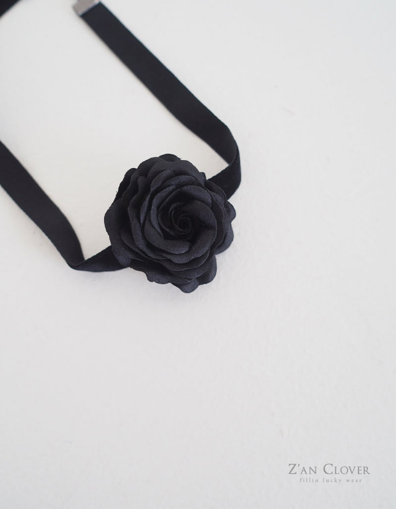Zan Clover - Korean Children Fashion - #designkidswear - Mini Rose Choker - 4