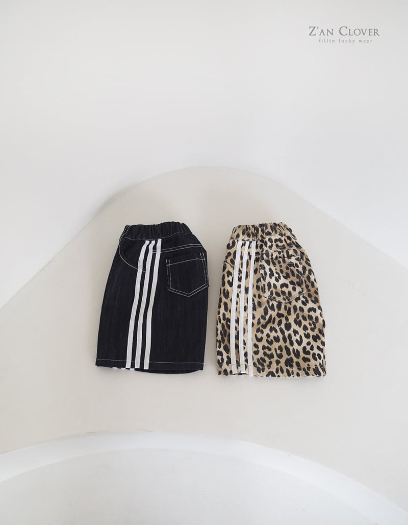 Zan Clover - Korean Children Fashion - #fashionkids - Line Bermuda Pants - 9