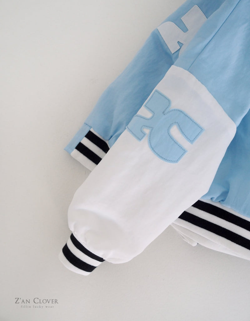 Zan Clover - Korean Children Fashion - #fashionkids - Baseball Varsity Jacket - 8