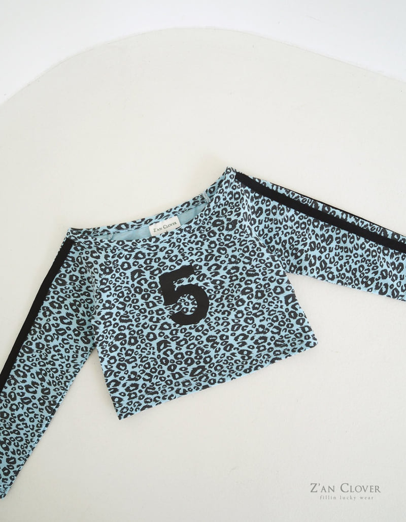 Zan Clover - Korean Children Fashion - #fashionkids - Tape Leopard Tee - 10